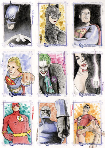 Justin Chung DC Legacy Sketch Cards